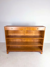 Load image into Gallery viewer, Lage Art Deco Boekenkast met lades