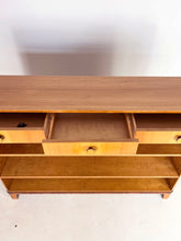 Load image into Gallery viewer, Lage Art Deco Boekenkast met lades
