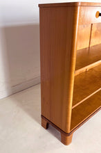 Load image into Gallery viewer, Lage Art Deco Boekenkast met lades