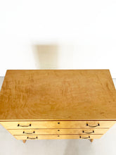 Afbeelding in Gallery-weergave laden, Vintage Berkenhout Ladekast