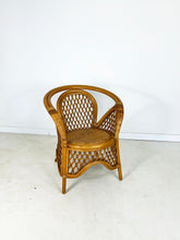 Afbeelding in Gallery-weergave laden, Vintage Rieten Stoel