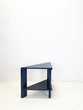 Afbeelding in Gallery-weergave laden, Blauwe Vintage Hoektafel