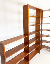 Load image into Gallery viewer, Grote Modulaire Teak Boekenkast