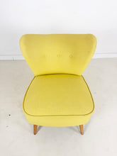 Load image into Gallery viewer, Gele Vintage Fauteuils (set van 2)