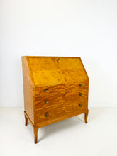 Afbeelding in Gallery-weergave laden, Vintage Berkenhout Secretaire
