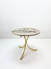 Load image into Gallery viewer, <tc>Vintage Marble Sidetable</tc>