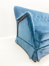 Load image into Gallery viewer, <tc>Blue Velvet Couch</tc>