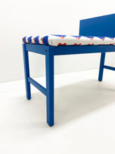 Load image into Gallery viewer, Blauw Halkastje / Bankje uit Zweden