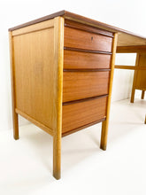 Load image into Gallery viewer, Scandinavian Teak Double Desk