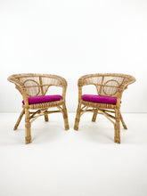Load image into Gallery viewer, <transcy>Rattan Vintage Chairs (set of 2)</transcy>