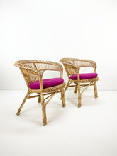 Load image into Gallery viewer, <transcy>Rattan Vintage Chairs (set of 2)</transcy>