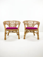 Load image into Gallery viewer, <transcy>Rattan Vintage Chairs (set of 2)</transcy>