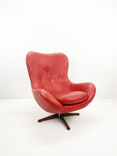 Load image into Gallery viewer, <transcy>Red Imitation Leather Armchair</transcy>