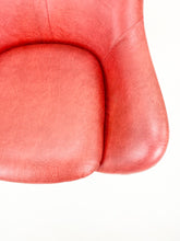 Load image into Gallery viewer, <transcy>Red Imitation Leather Armchair</transcy>