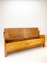 Load image into Gallery viewer, Vintage Zweedse Keukenbank / Klepbank