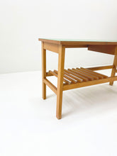 Load image into Gallery viewer, <tc>Green Teak Sidetable</tc>