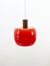 Afbeelding in Gallery-weergave laden, Rode Glazen Hanglamp