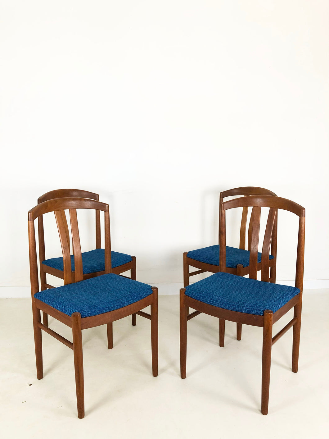 Vintage Eetkamerstoelen (set van 4)