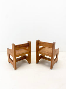 Vintage Kinderstoelen (set van 2)