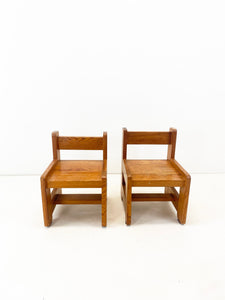 Vintage Kinderstoelen (set van 2)