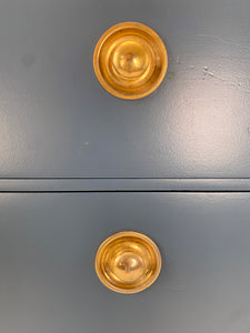 Blauwe Vintage Ladekast