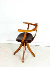 Afbeelding in Gallery-weergave laden, Vintage Draaibare Bureaustoel
