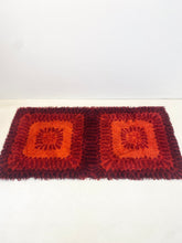Load image into Gallery viewer, Vintage Wollen Vloerkleed &#39;Ryamatta&#39;
