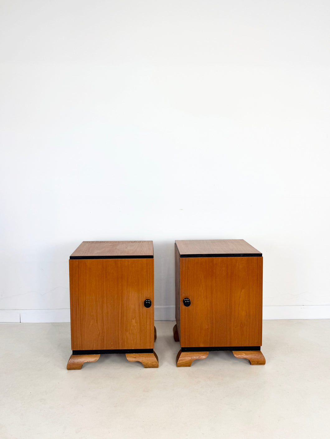 Art Deco Nachtkastjes (set van 2)