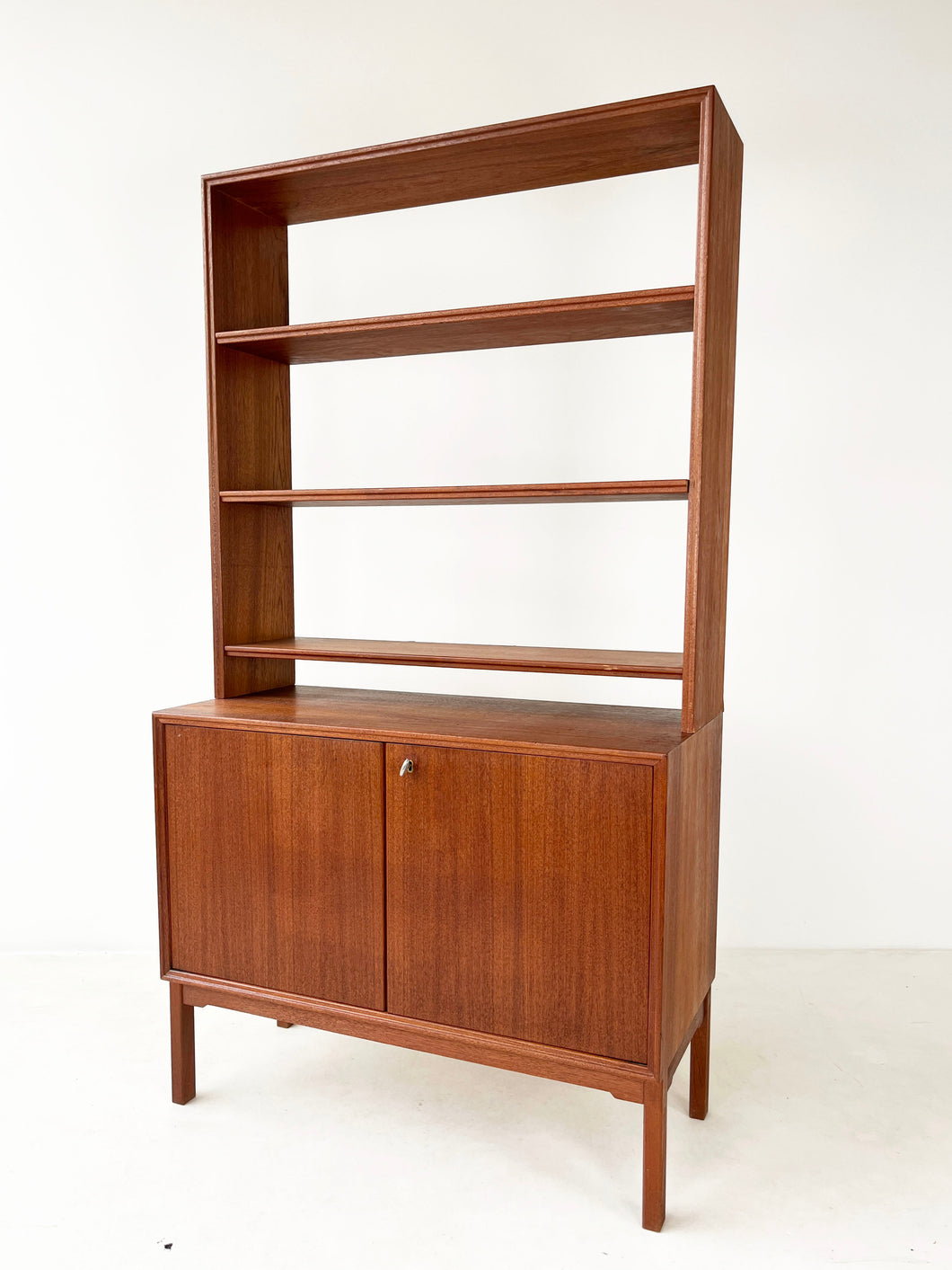 Vintage Teak Boekenkast / Wandkast