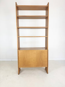 Scandinavische Eiken Boekenkast, jaren '60