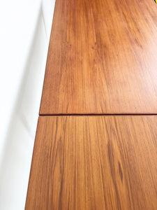 Uitschuifbare Vintage Teak Tafel