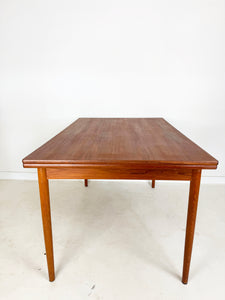 Uitschuifbare Vintage Teak Tafel
