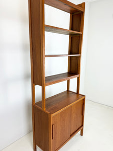 Hoge Teak Boekenkast (1/2)