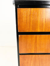 Load image into Gallery viewer, Scandinavisch Ladekast Teak / Zwart
