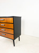 Load image into Gallery viewer, Scandinavisch Ladekast Teak / Zwart
