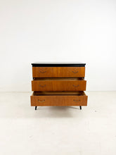 Afbeelding in Gallery-weergave laden, Scandinavisch Ladekast Teak / Zwart

