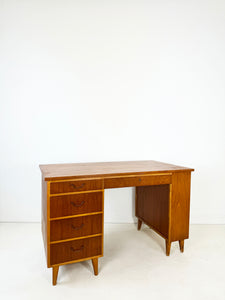 Vintage Teak Bureau uit Zweden