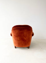 Afbeelding in Gallery-weergave laden, Roestoranje Fluwelen Fauteuil
