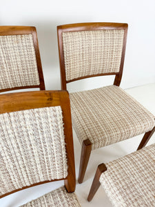 Teak Stoelen (set van 4)