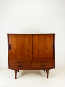 Deense Teak Highboard / Dressoir