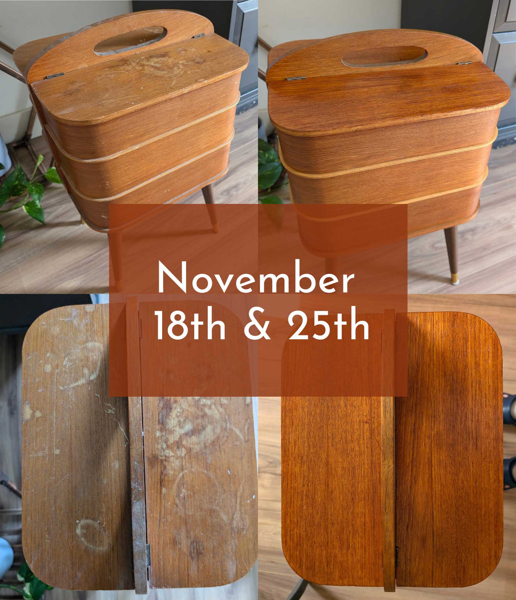 Furniture restoration workshop - November 18th & 25th (18:00 - appr. 21:30)