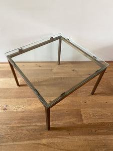 Glass sofa table