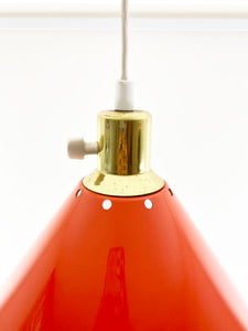 Orange Hanging Lamp