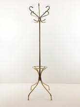 Load image into Gallery viewer, Gold plated coat rack
