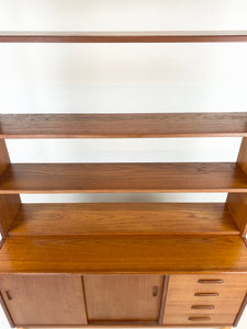 Scandinavian Teak Wall Unit