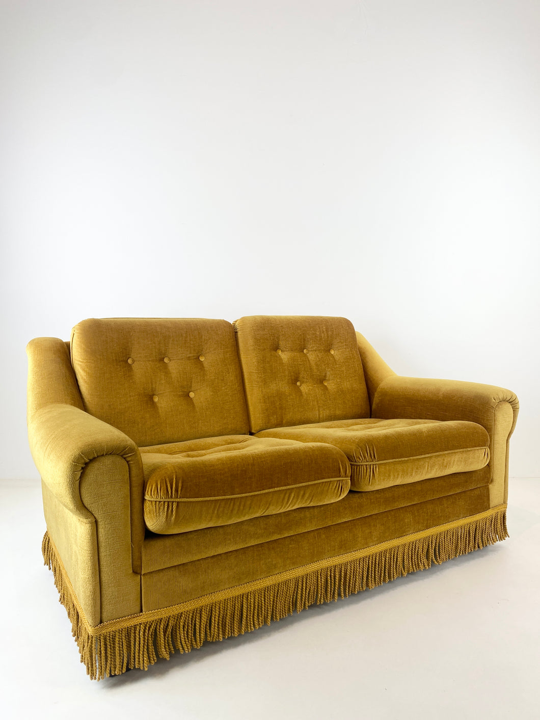 Yellow 2 Seater Sofa