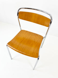 Chromen stoelen
