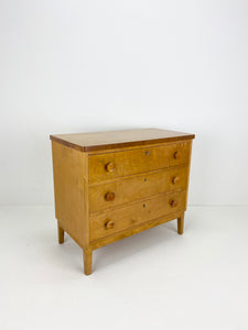 Birch chest of drawers