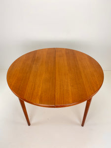 Round Vintage Teak Table