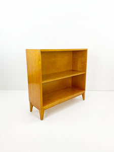 Low Birch Wood Bookcase
